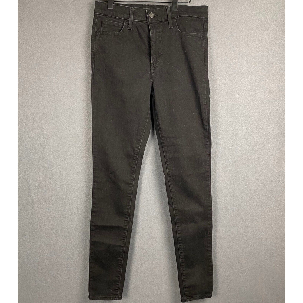 Levi’s 720 High Rise Super Skinny Stretch Black Jeans Womens 29 Levis Denim